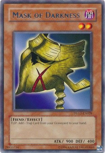 YuGiOh Dark Legends Rare Mask of Darkness DLG1-EN028