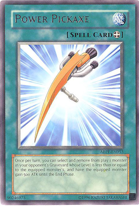 YuGiOh Absolute Powerforce Rare Power Pickaxe ABPF-EN053