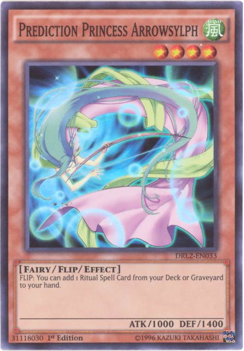 Yu-Gi-Oh Card - DRL2-EN033 - PREDICTION PRINCESS ARROWSYLPH (super rare ...
