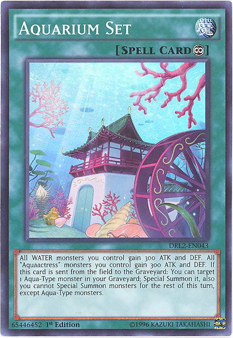 Yu-Gi-Oh Card - DRL2-EN043 - AQUARIUM SET (super rare holo): BBToyStore.com  - Toys, Plush, Trading Cards, Action Figures & Games online retail store  shop sale