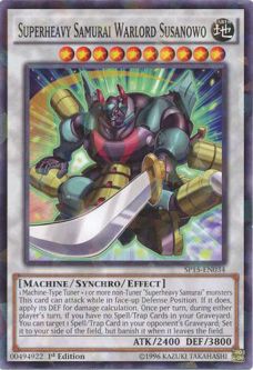 Yu-Gi-Oh Card - SP15-EN034 - SUPER HEAVY WARLORD SUSANOWO (shatterfoil rare)