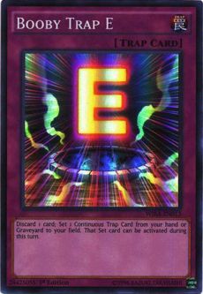 Yu-Gi-Oh Card - WIRA-EN013 - BOOBY TRAP E (super rare holo)