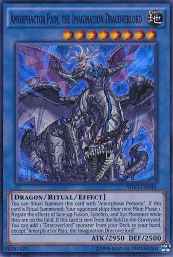 Yu-Gi-Oh Card - SHVI-EN044 - AMORPHACTOR PAIN, THE IMAGINATION ...