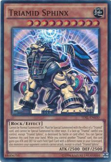 Yu-Gi-Oh Card - TDIL-EN030 - TRIAMID SPHINX (super rare holo)