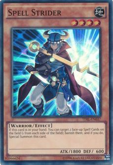 Yu-Gi-Oh Card - TDIL-EN037 - SPELL STRIDER (super rare holo)