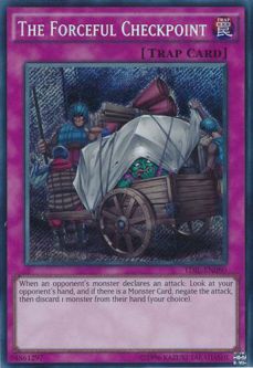 Yu-Gi-Oh Card - TDIL-EN080 - THE FORCEFUL CHECKPOINT (secret rare holo)