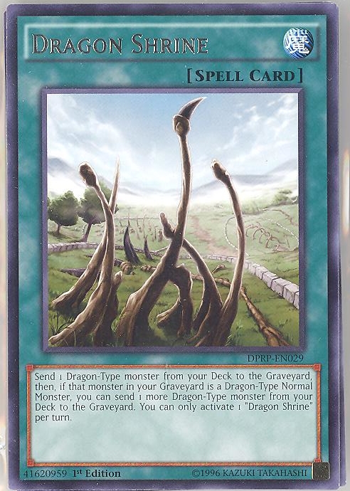 Yu-Gi-Oh Card - DPRP-EN029 - DRAGON SHRINE (rare): BBToyStore.com - Toys,  Plush, Trading Cards, Action Figures & Games online retail store shop sale