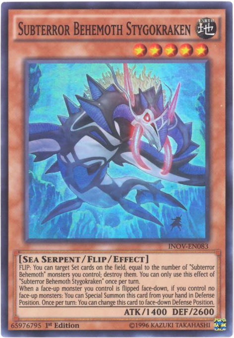 Subterror Behemoth Burrowing Rare x 3 INOV-EN085 