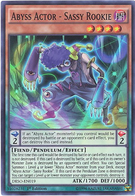 yugioh abyss actor cards YuGiOh Destiny Soldiers Abyss Actor