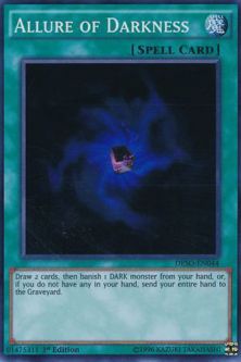 Yu-Gi-Oh Card - DESO-EN044 - ALLURE OF DARKNESS (super rare holo)
