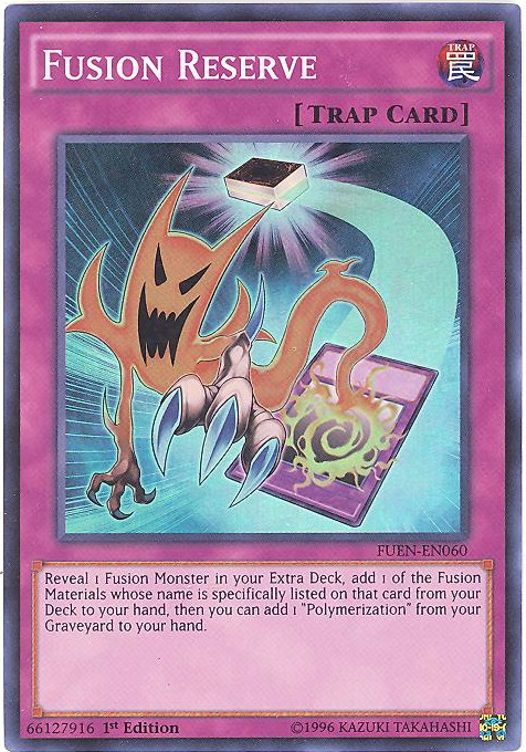yugioh fusion trap cards YU-GI-OH! - Reserve (MP15-EN185) - Mega Pack 2015 - 1st Edition player and collector. Fusion Enforcers Omega - Card