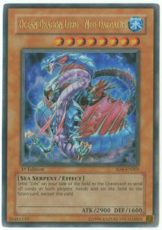Yu-Gi-Oh Card - SD4-EN001 - OCEAN DRAGON LORD - NEO-DAEDALUS (ultra rare holo)
