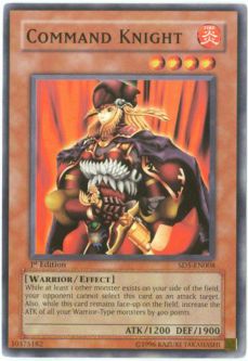 Yu-Gi-Oh Card - SD5-EN008 - COMMAND KNIGHT (common)