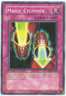 Yu-Gi-Oh Card - SD6-EN036 - MAGIC CYLINDER (common)