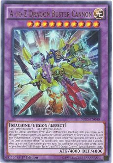Yu-Gi-Oh Card - SDKS-EN040 - A-TO-Z-DRAGON BUSTER CANNON (ultra rare holo)