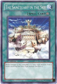 Yu-Gi-Oh Card - SDLS-EN027 - THE SANCTUARY IN THE SKY (common)
