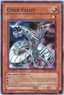 Yu-Gi-Oh Card - SDMM-EN019 - CYBER VALLEY (common)