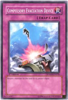 Yu-Gi-Oh Card - SDMM-EN036 - COMPULSORY EVACUATION DEVICE (common)