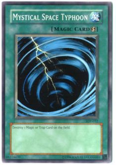 Yu-Gi-Oh Card - SDP-032 - MYSTICAL SPACE TYPHOON (common)
