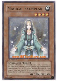 Yu-Gi-Oh Card - SDSC-EN018 - MAGICAL EXEMPLAR (common)