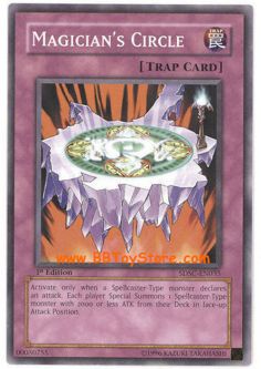 Yu-Gi-Oh Card - SDSC-EN035 - MAGICIAN'S CIRCLE (common)