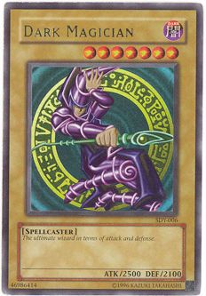 Yu-Gi-Oh Card - SDY-006 - DARK MAGICIAN (ultra rare holo) *Played*