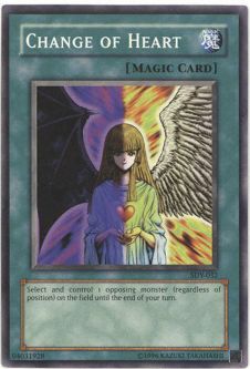 Yu-Gi-Oh Card - SDY-032 - CHANGE OF HEART (common)