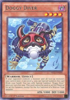 Yu-Gi-Oh Card - SECE-EN096 - DOGGY DIVER (rare)