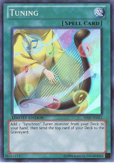 Yu-Gi-Oh Card - SHSP-ENSE2 - TUNING (super rare holo)