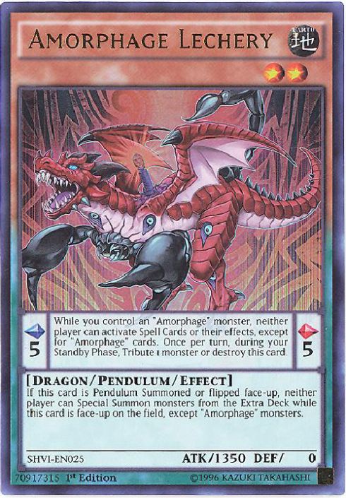 YUGIOH luxure amorphage SHVI FR025 