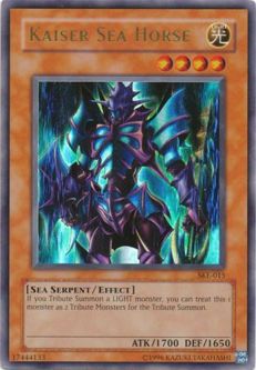 Yu-Gi-Oh Card - SKE-015 - KAISER SEA HORSE (ultra rare holo)