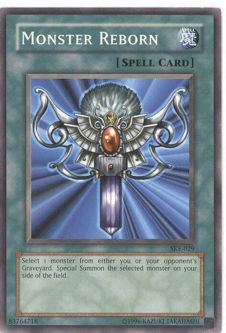 Yu-Gi-Oh Card - SKE-029 - MONSTER REBORN (common)