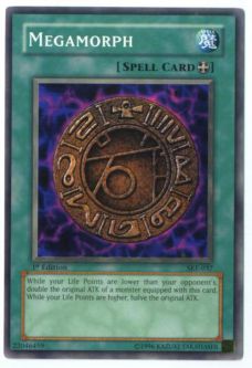 Yu-Gi-Oh Card - SKE-037 - MEGAMORPH (common)