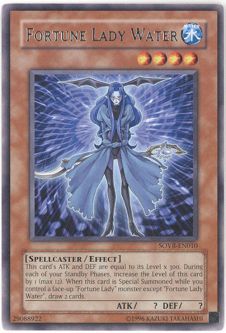 Yu-Gi-Oh Card - SOVR-EN010 - FORTUNE LADY WATER (rare)