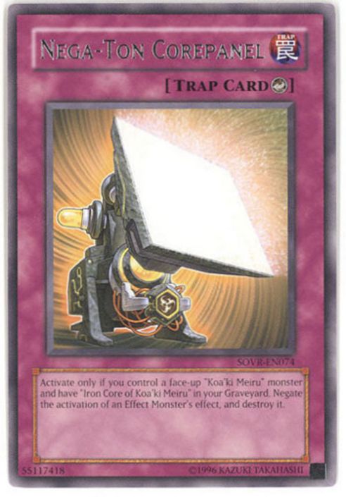 Yu-Gi-Oh Card - SOVR-EN074 - NEGA-TON COREPANEL (rare): BBToyStore.com -  Toys, Plush, Trading Cards, Action Figures & Games online retail store shop  sale