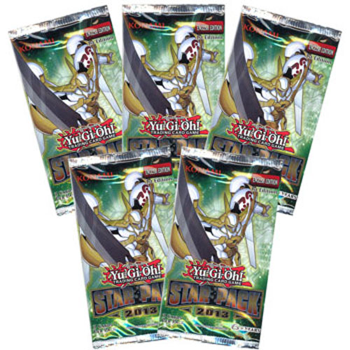 Yu-Gi-Oh Cards - Star Pack 2013 - Booster Packs (5 Pack Lot)