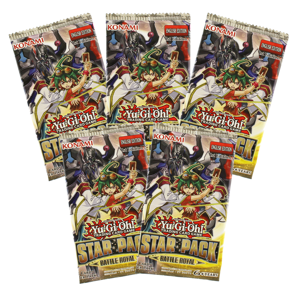 Yu-Gi-Oh Cards - 2017 Star Pack Battle Royal - Booster Packs (5 Pack Lot)