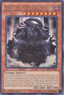 Yu-Gi-Oh Card - SR01-EN001 - EREBUS THE UNDERWORLD MONARCH (ultra rare holo)