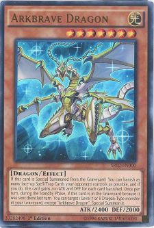 Yu-Gi-Oh Card - SR02-EN000 - ARKBRAVE DRAGON (ultra rare holo)