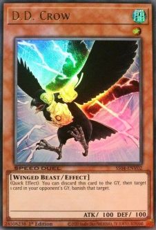 Yu-Gi-Oh Card - SS04-ENV02 - D.D. CROW (ultra rare holo)