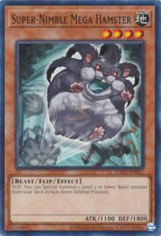 Yu-Gi-Oh Card - EGO1-EN011 - SUPER-NIMBLE MEGA HAMSTER (common)