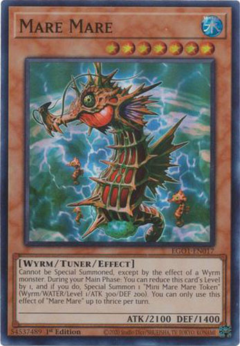 Super Mare Rarity Yu-Gi-Oh Card - EGO1-EN017 - MARE MARE (super rare holo): BBToyStore ...