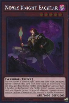 Yu-Gi-Oh Card - NKRT-EN011 - NOBLE KNIGHT EACHTAR (platinum rare)