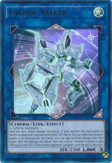 Yu-Gi-Oh Card - SDCL-EN041 - ENCODE TALKER (ultra rare holo)