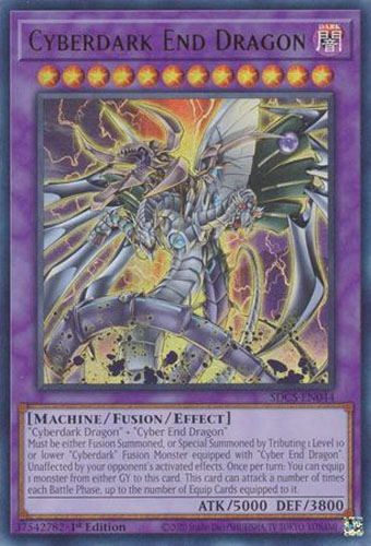 Yu-Gi-Oh Card - SDCS-EN044 - CYBERDARK END DRAGON (ultra rare holo):  BBToyStore.com - Toys, Plush, Trading Cards, Action Figures & Games online  retail store shop sale