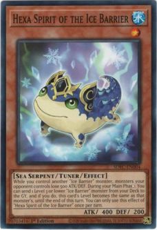 Yu-Gi-Oh Card - SDFC-EN004 - HEXA SPIRIT OF THE ICE BARRIER (common)