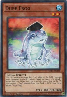 Yu-Gi-Oh Card - SDFC-EN022 - DUPE FROG (common)