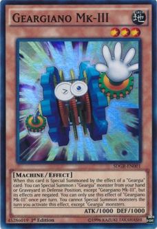 Yu-Gi-Oh Card - SDGR-EN001 - GEARGIANO MK-III (super rare holo)