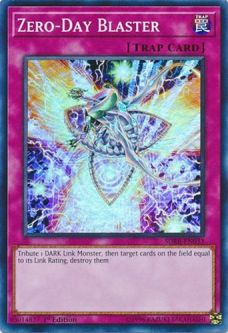 Yu-Gi-Oh Card - SDRR-EN033 - ZERO-DAY BLASTER (super rare holo)