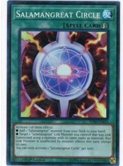 Yu-Gi-Oh Card - SDSB-EN023 - SALAMANGREAT CIRCLE (super rare holo)